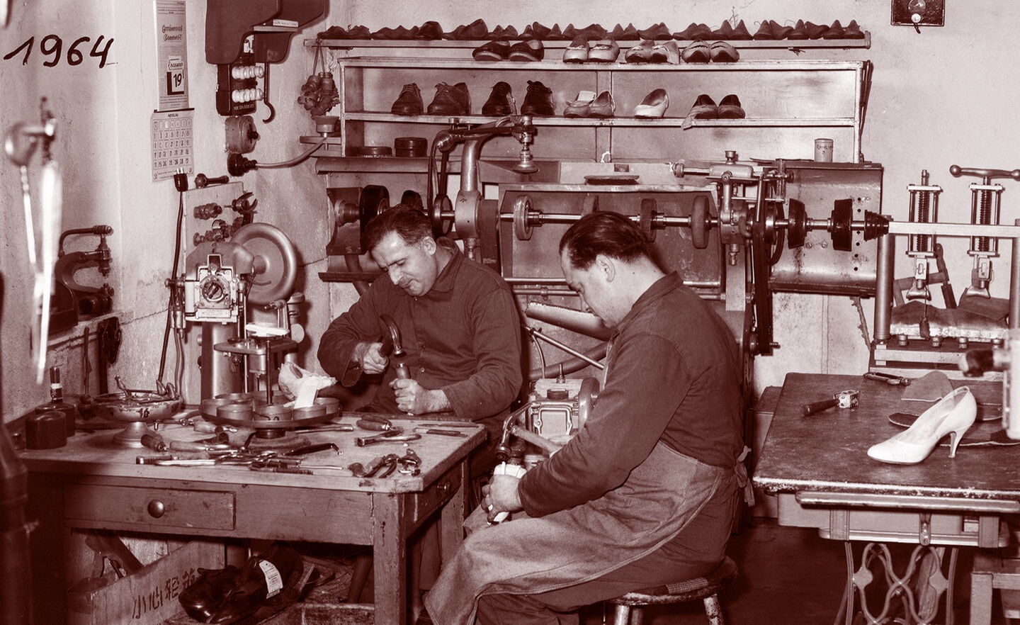 Zwei Schumacher bei der Arbeit